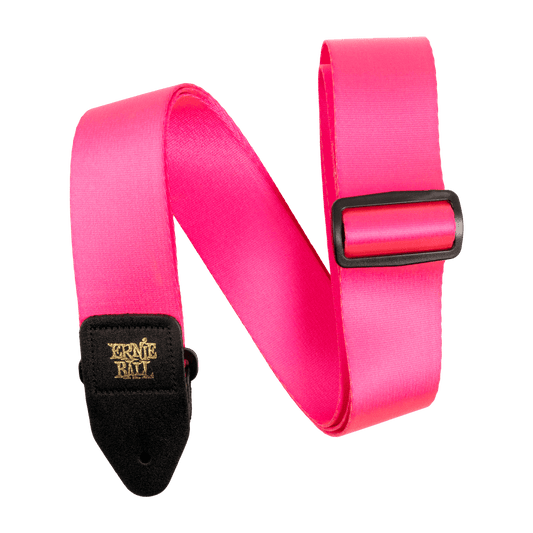 Ernie Ball Premium Guitar/Bass Strap - Neon Pink