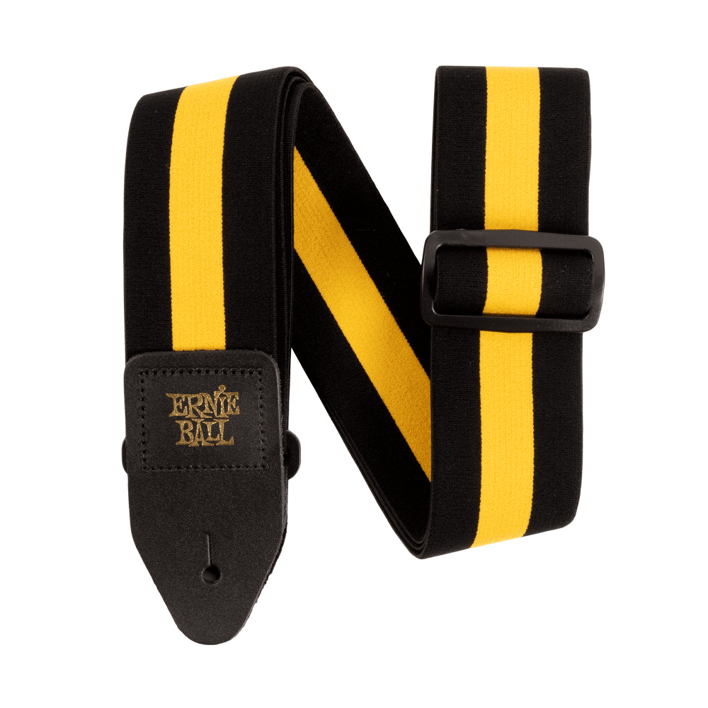 Ernie Ball Stretch Comfort Guitar/Bass Strap - Racer Yellow