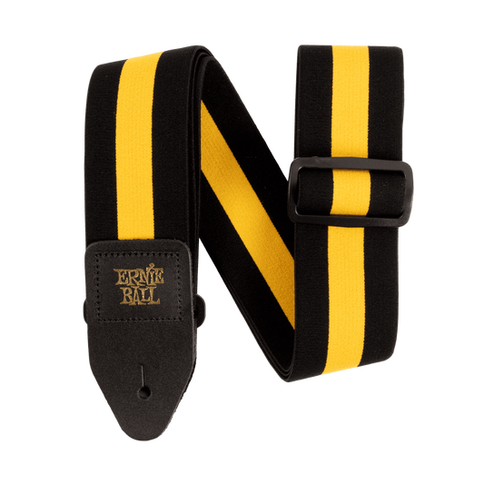 Ernie Ball Stretch Comfort Guitar/Bass Strap - Racer Yellow