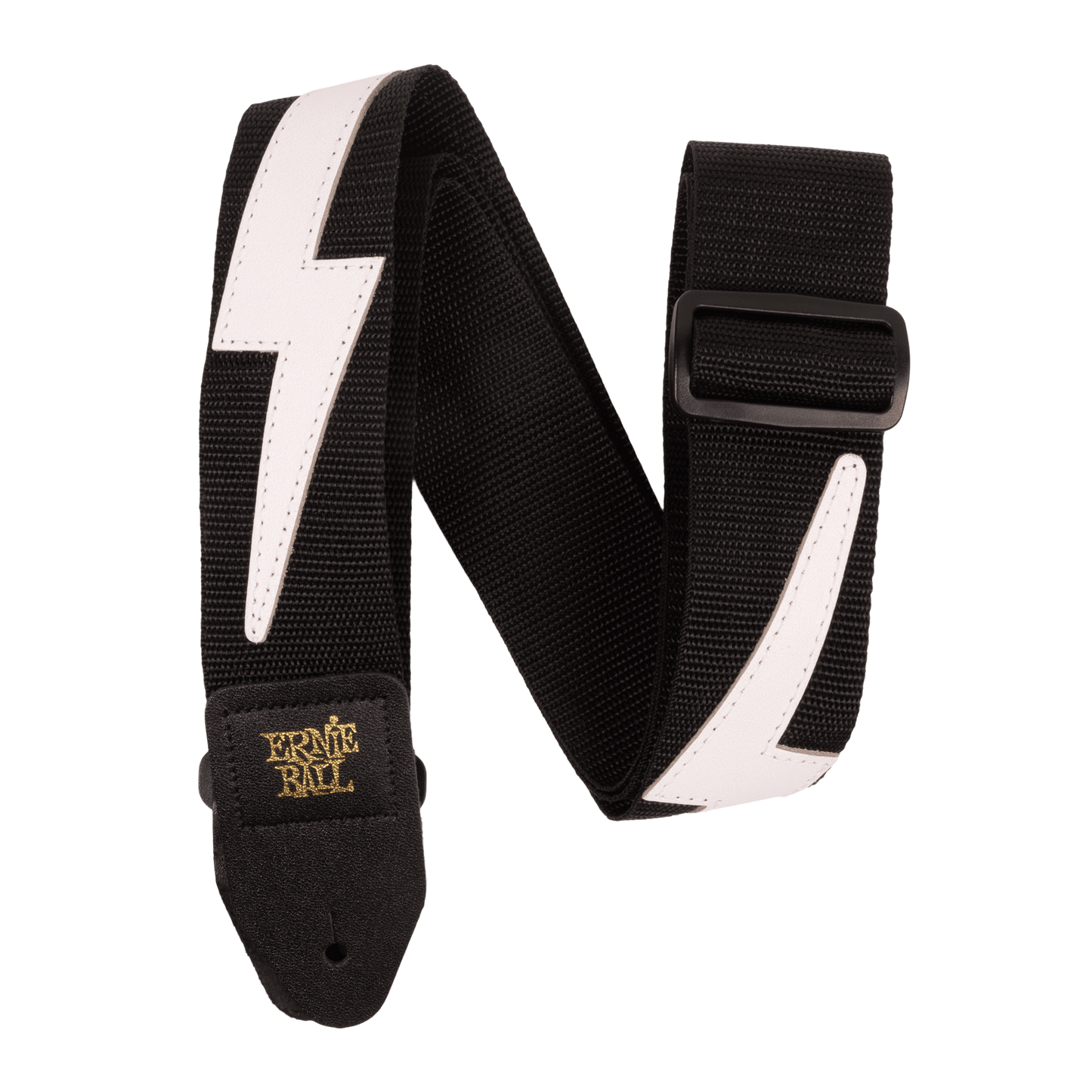 Ernie Ball Premium Poly Guitar/Bass Strap - White Lightning