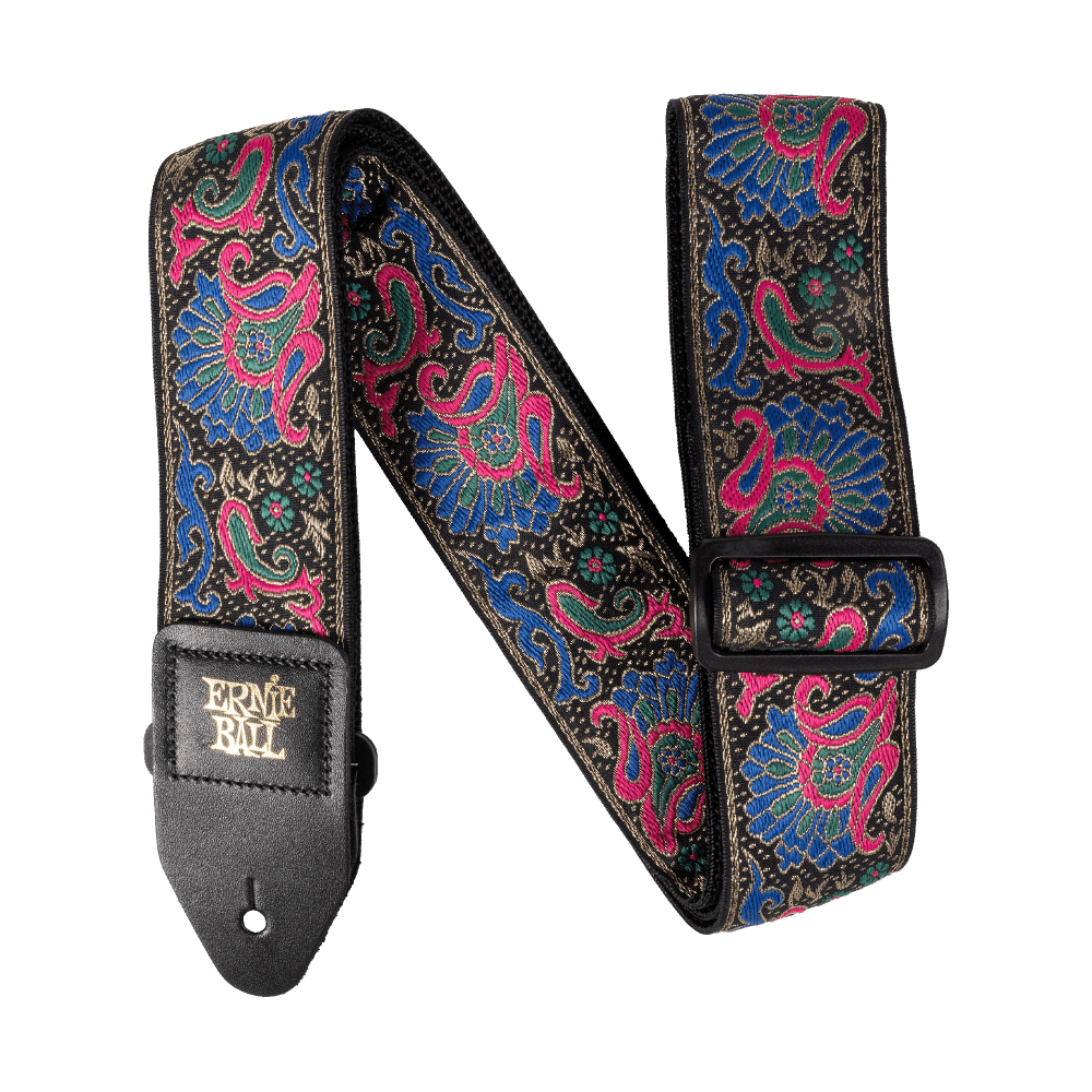 Ernie Ball Classic Jacquard Guitar/Bass Strap - Scales and Feathers (New)