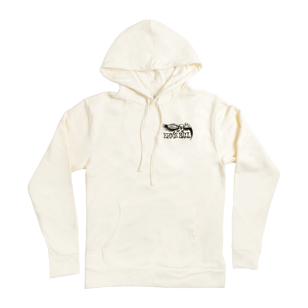 Ernie Ball Eagle Fleece Hoodie Natural - LG