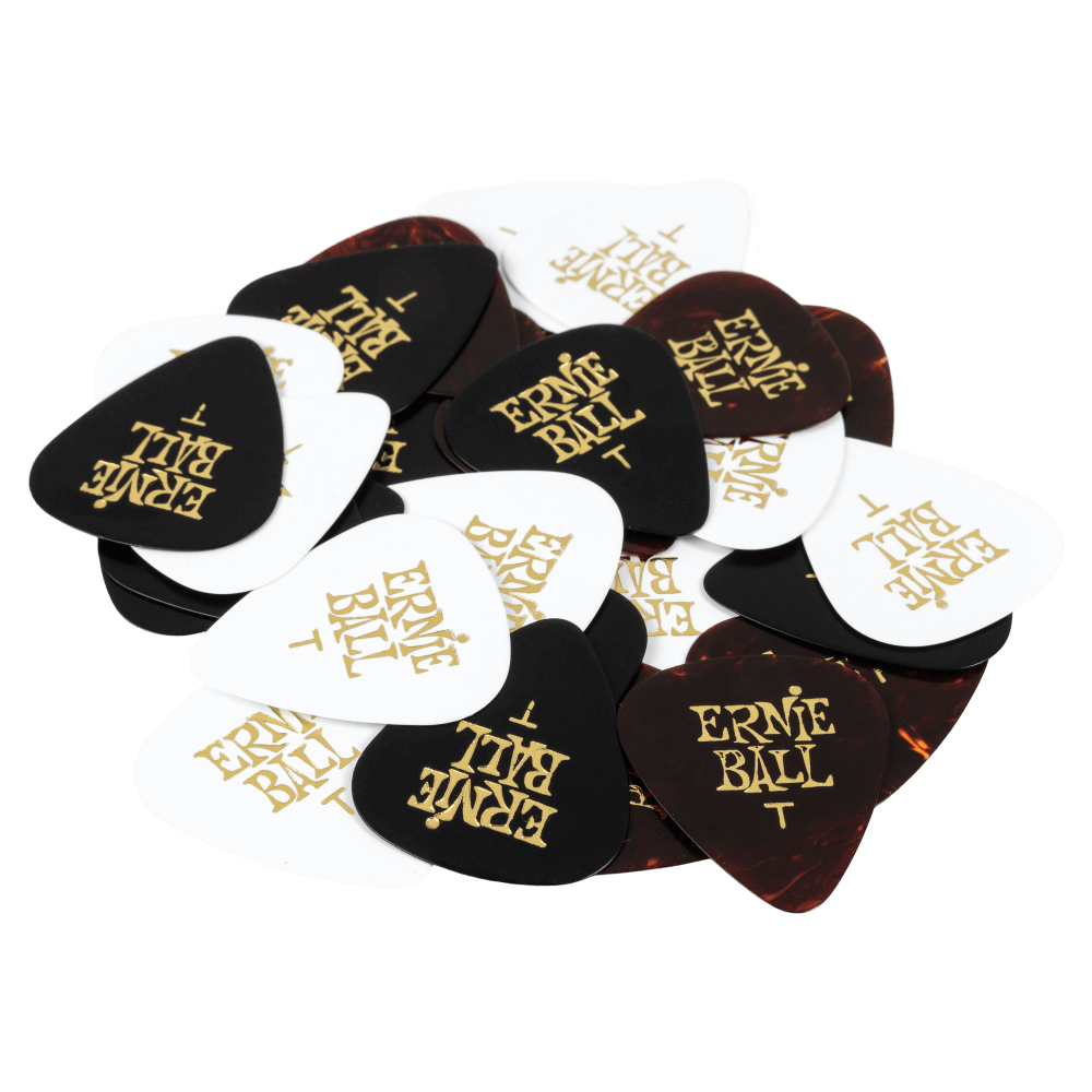 Ernie Ball Thin Assorted Cellulose Picks, bag of 144