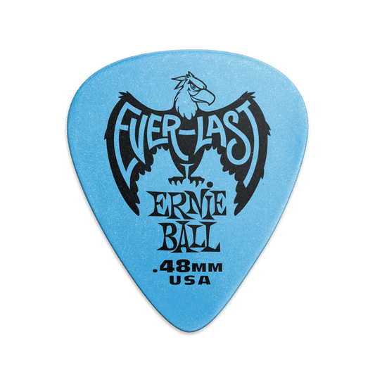 Ernie Ball 0.48mm Everlast Picks - Blue - 12-Pack