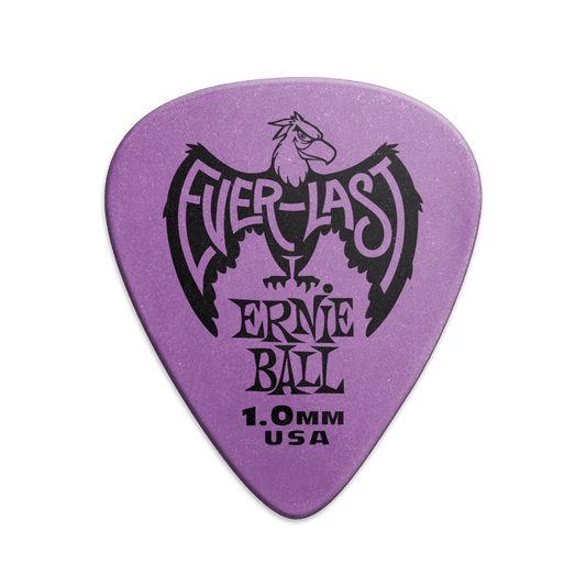 Ernie Ball 1.0mm Everlast Picks - Purple - 12-Pack