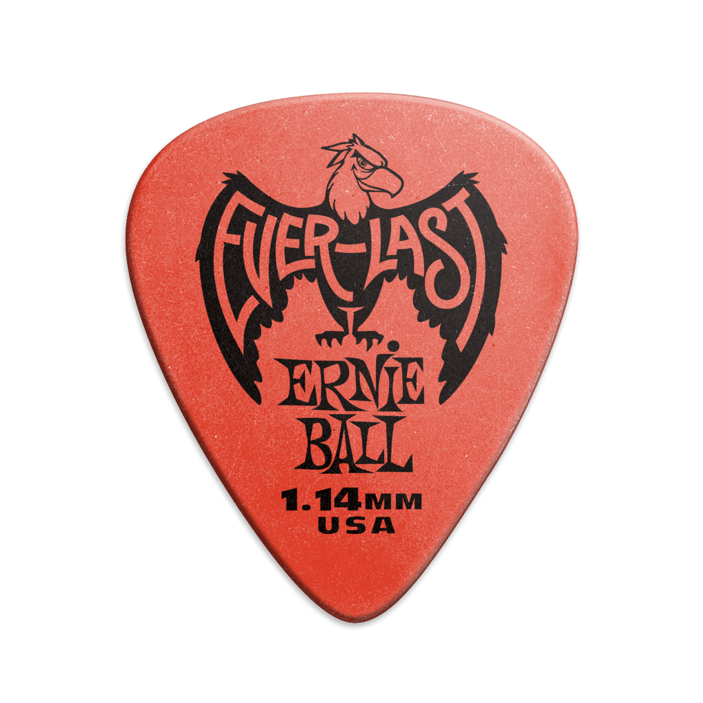 Ernie Ball 1.14mm Everlast Picks - Red - 12-Pack