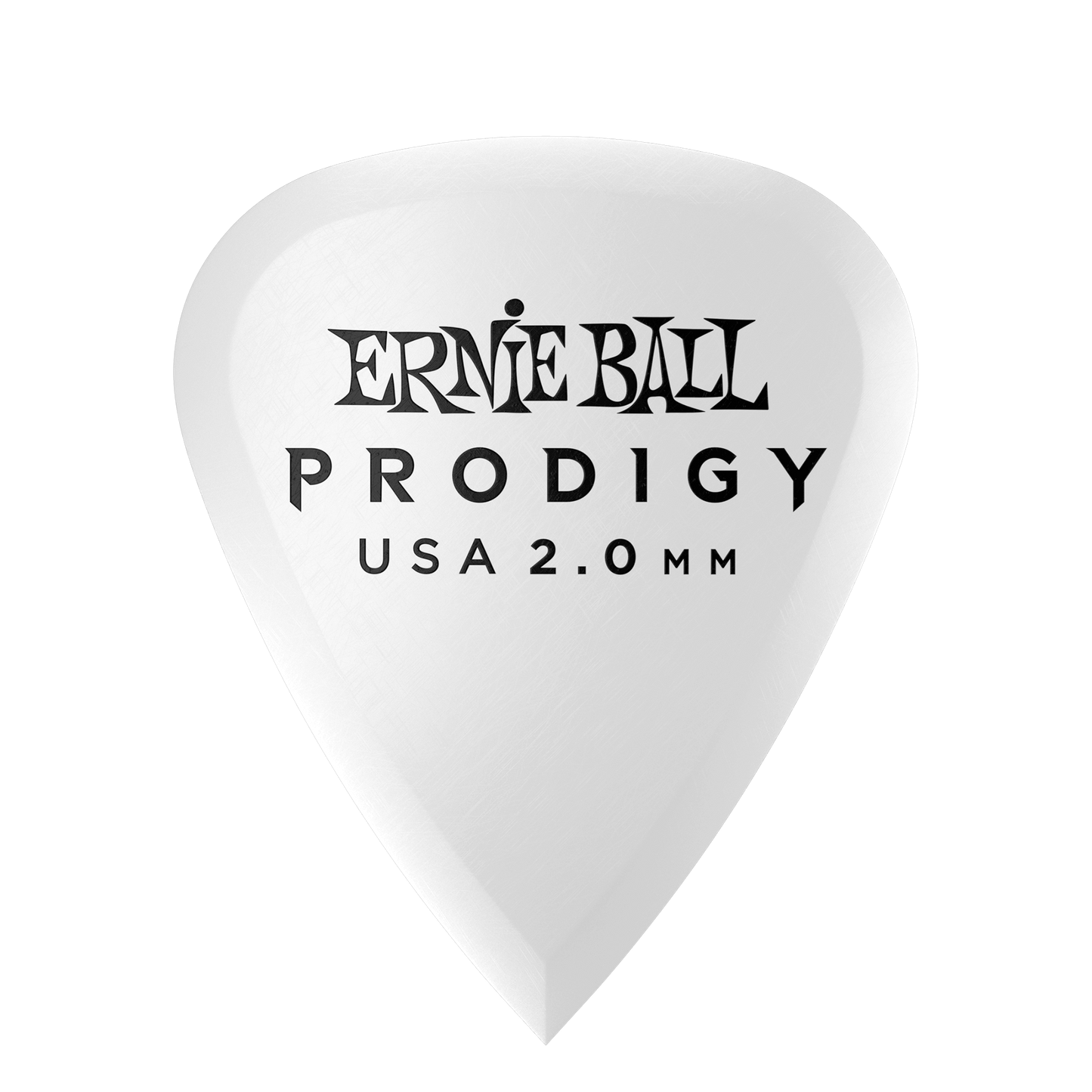 Ernie Ball 2.0mm Standard Prodigy Picks - White - 6-Pack