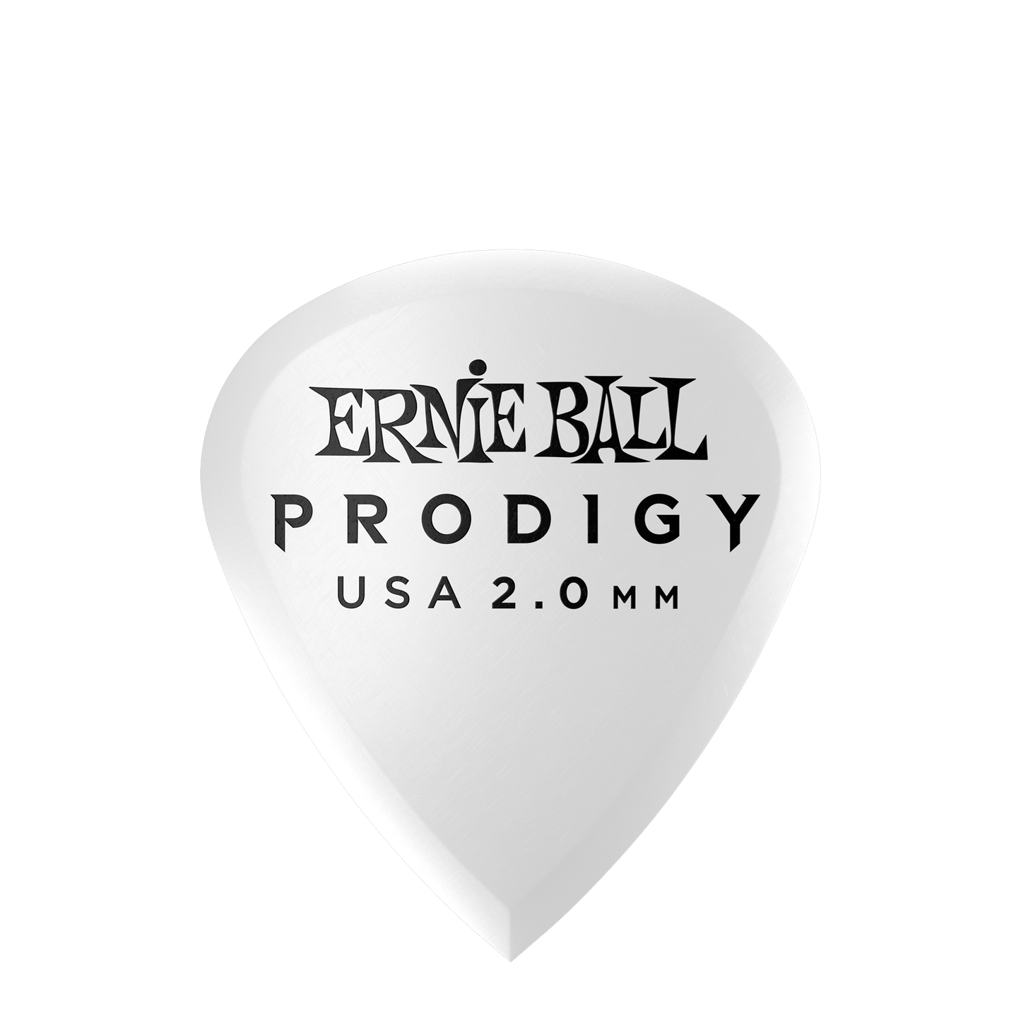 Ernie Ball 2.0mm Mini Prodigy Picks - White - 6-Pack