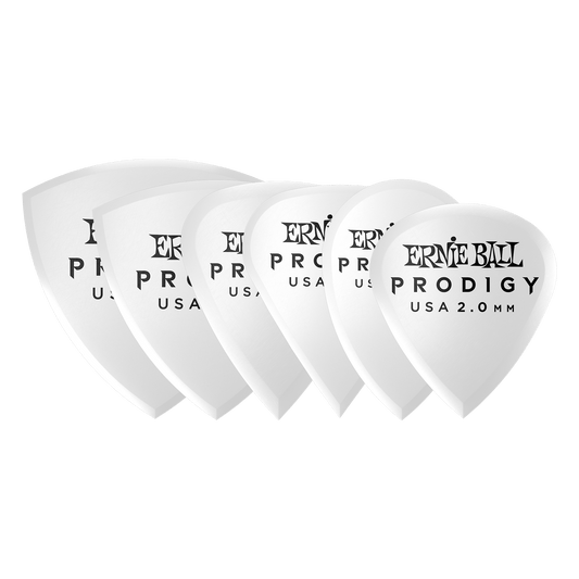 Ernie Ball 1.5 mm Multipack Prodigy Picks - Black - 6-Pack
