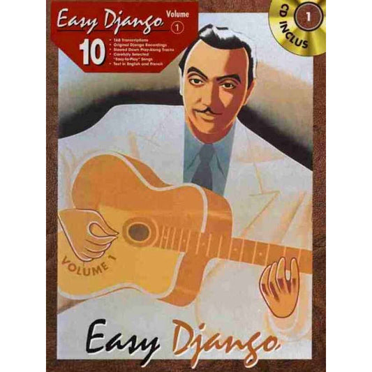 EASY DJANGO BK 1 BK/CD GTR TAB - Music2u