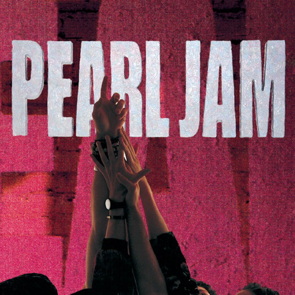 Pearl Jam Ten Vinyl Album with Crosley Vinyl Crate Bundle