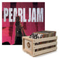 Pearl Jam Ten Vinyl Album with Crosley Vinyl Crate Bundle