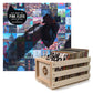 Crosley Record Storage Crate Pink Foyd The Best Of Pink Floyd: A Foot In The Door Vinyl Album Bundle