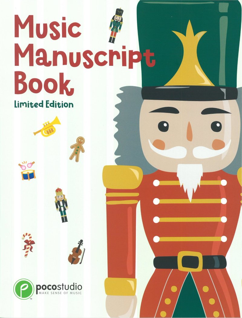 Poco Music Manuscript Book Limited Edition Green - Poco Studio