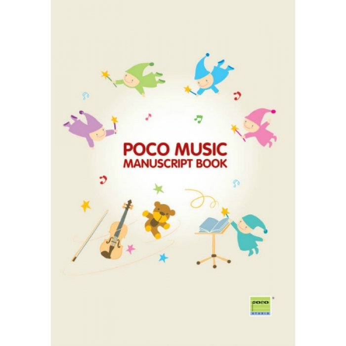 Poco Music Manuscript Book A4 Magic - Poco Studio