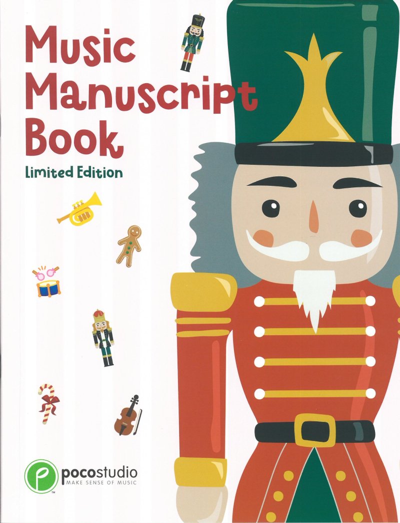Poco Music Manuscript Book Limited Edition Pink - Poco Studio