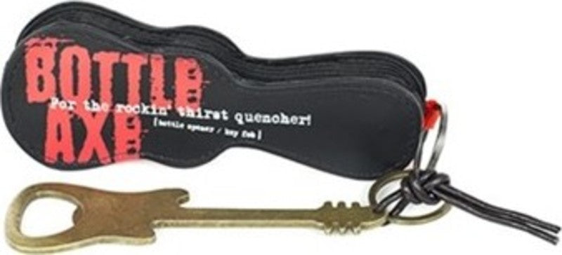 BOTTLE AXE: BOTTLE OPENER/KEY FOB BRONZE