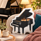 Sundry & Sound Co - 3D Classic Grand Piano Shaped Cushion 40cm - Preorder/Coming Soon/Limited Stock