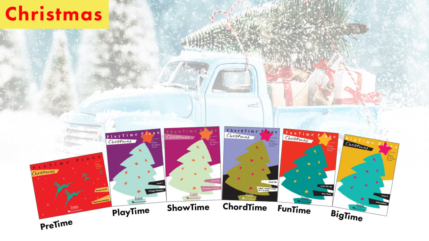 Faber Piano Adventures: Pretime Christmas Primer Level Book & Keyboard