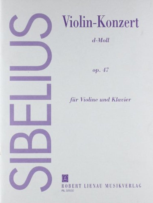 Sibelius - Concerto D Minor Op 47 Violin/Piano