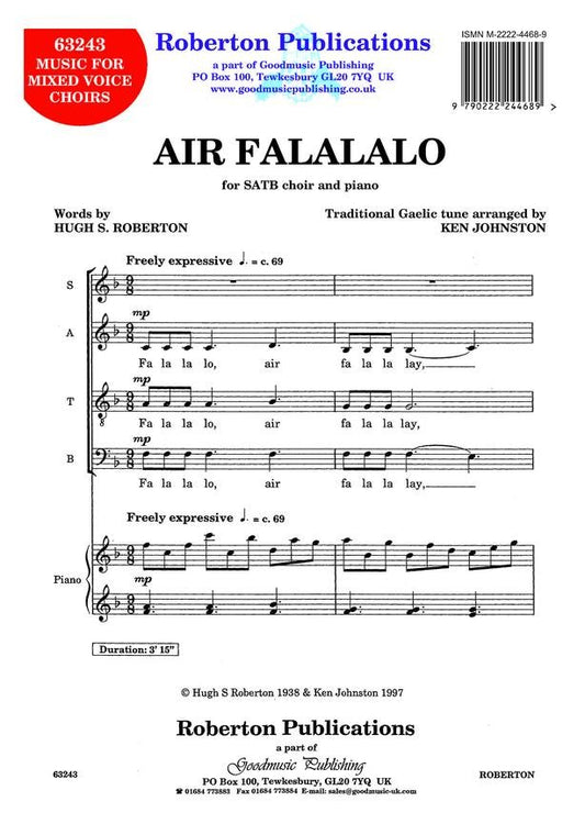 Air Falalalo Satb/Piano