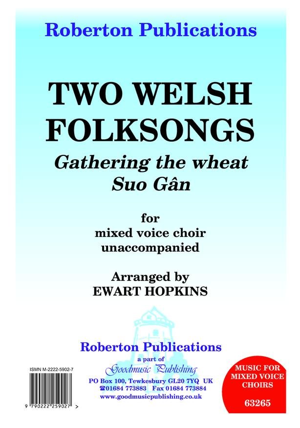Two Welsh Folksongs Satb A Cappella