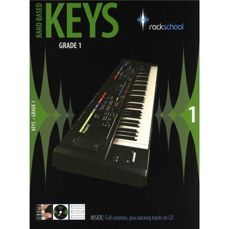 ROCKSCHOOL BAND BASED KEYS GRADE 1 BK/CD - Music2u