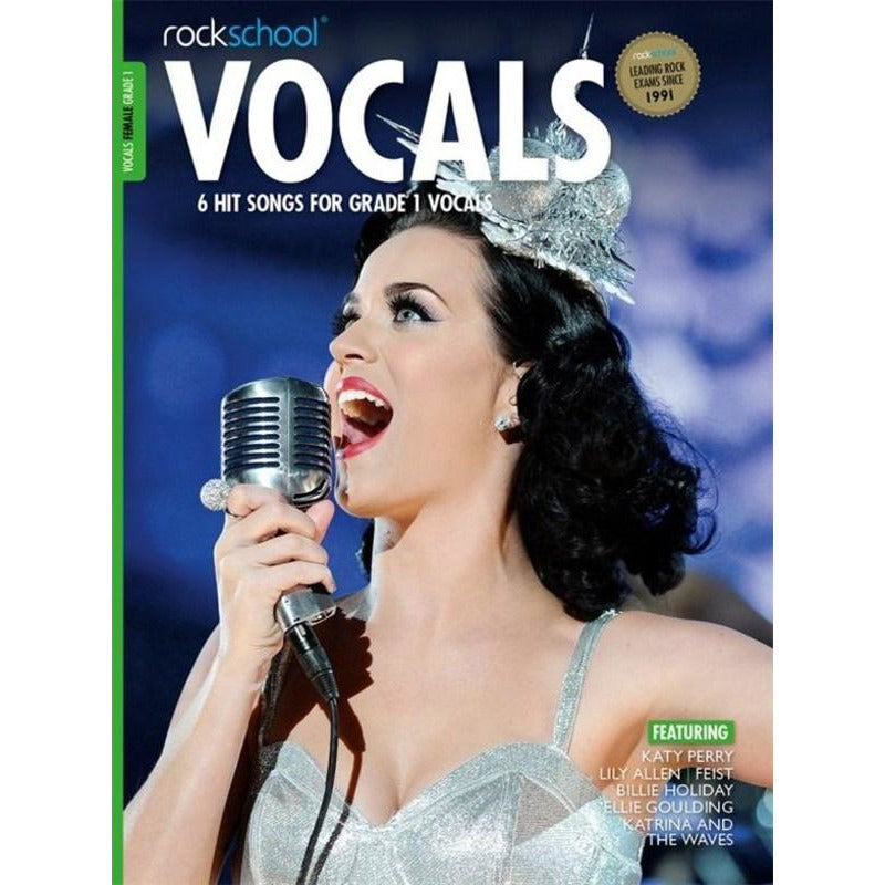 ROCKSCHOOL VOCALS GRADE 1 FEMALE BK/OLA - Music2u