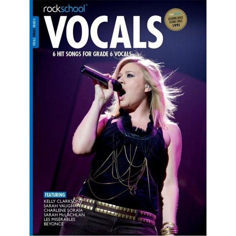 ROCKSCHOOL VOCALS GRADE 6 FEMALE BK/OLA - Music2u