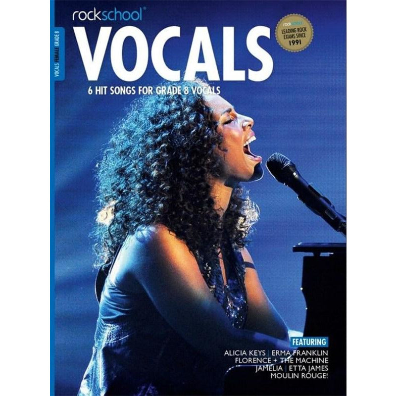 ROCKSCHOOL VOCALS GRADE 8 FEMALE BK/OLA - Music2u