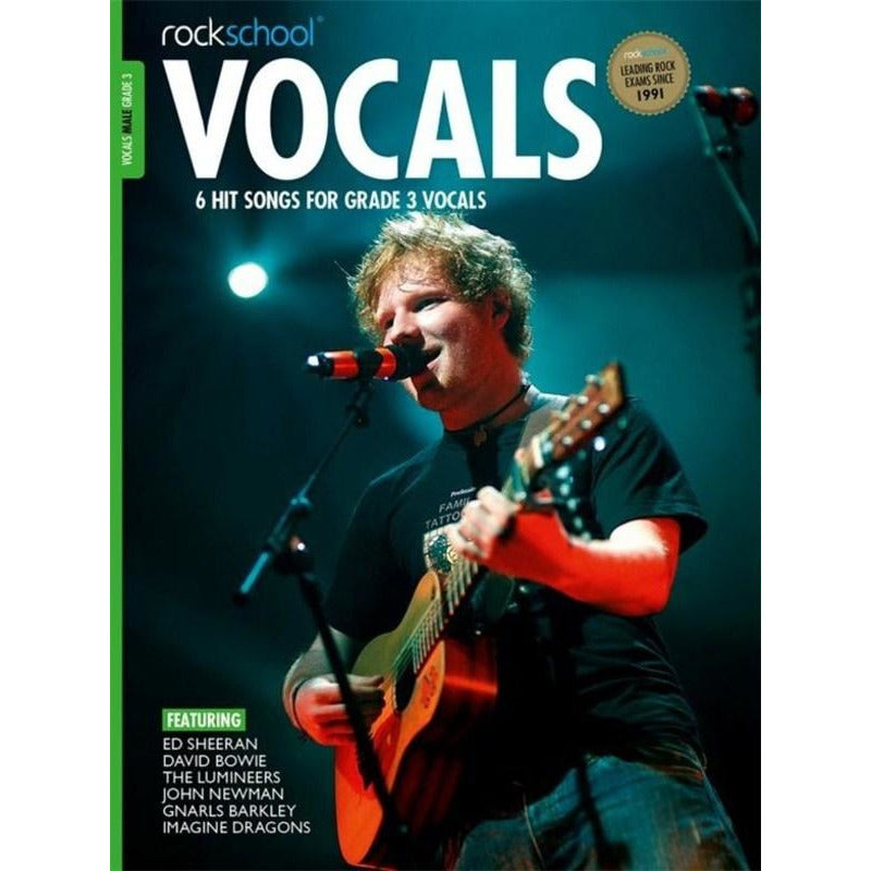 ROCKSCHOOL VOCALS GRADE 3 MALE 2014-2020 - Music2u
