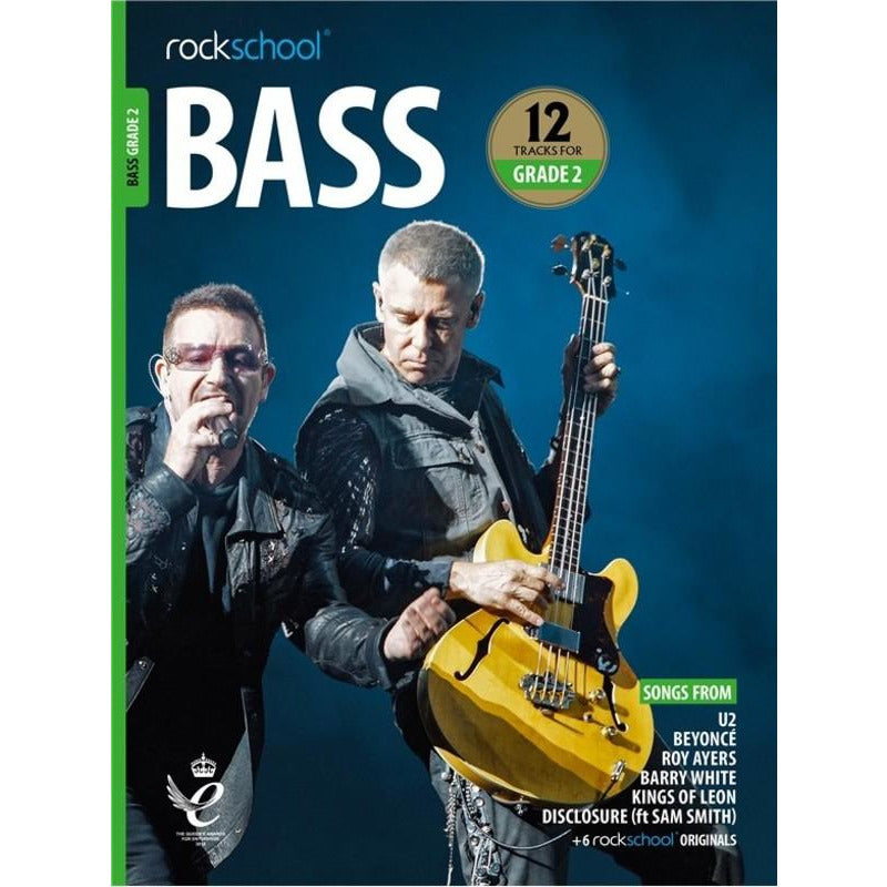 ROCKSCHOOL BASS GRADE 2 2018-2024 BK/OLA - Music2u