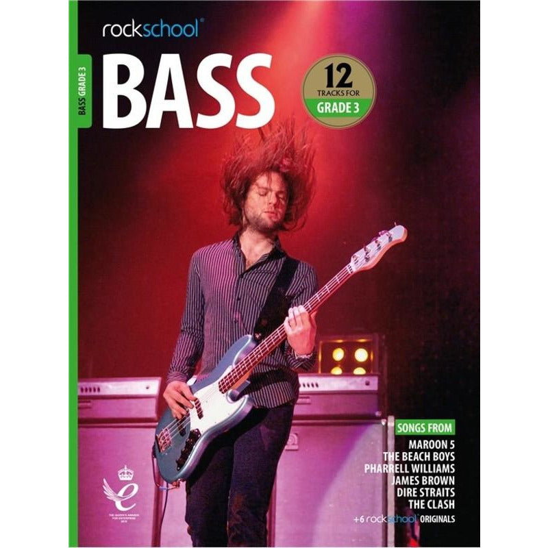 ROCKSCHOOL BASS GRADE 3 2018-2024 BK/OLA - Music2u