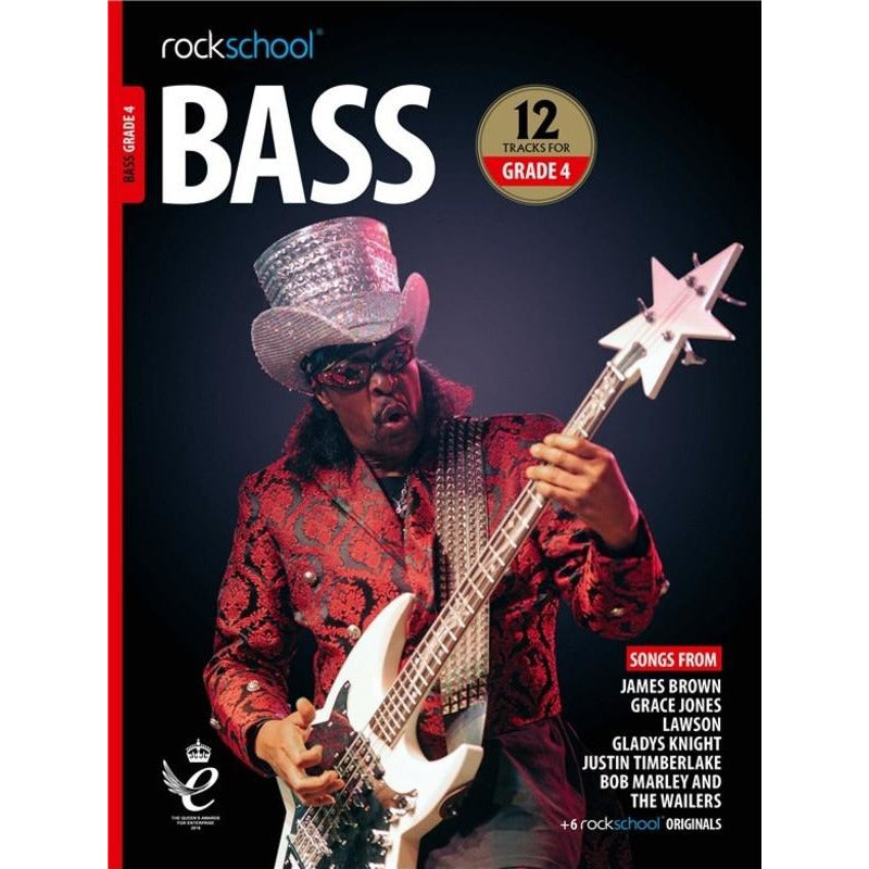 ROCKSCHOOL BASS GRADE 4 2018-2024 BK/OLA - Music2u