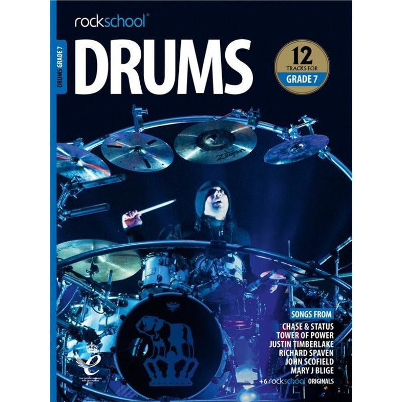 ROCKSCHOOL DRUMS GRADE 7 2018-2024 BK/OLA - Music2u