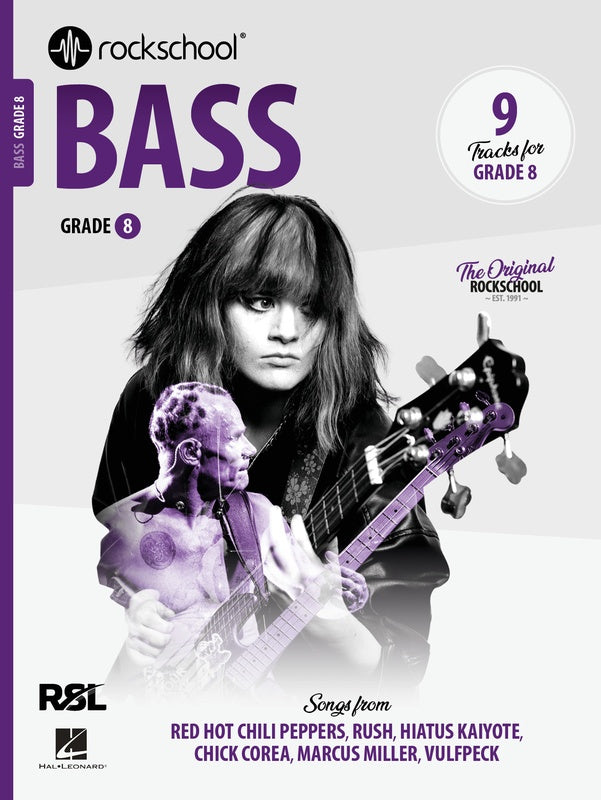 Rockschool Bass Grade 8 Book (2024+) New Edition