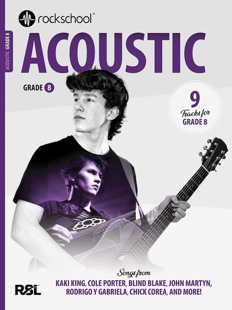 Rockschool Acoustic Guitar Grade 8 Bk/Ola - Rock School Limited
