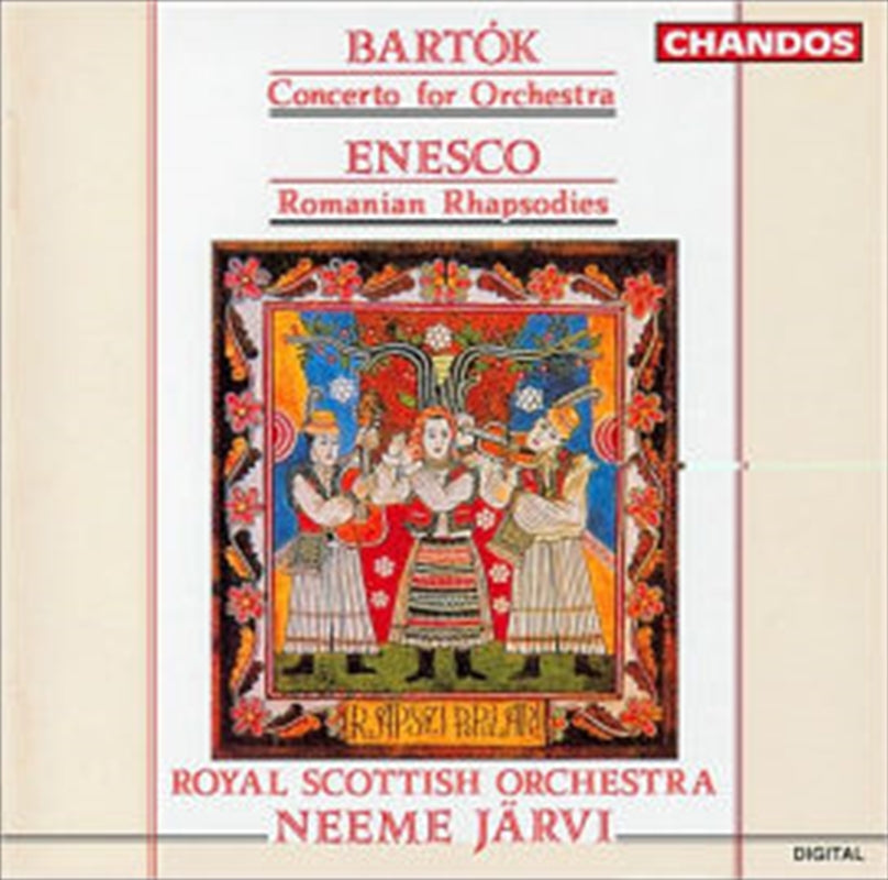 Jarvi - Bartok: Concerto For Orchestra CD