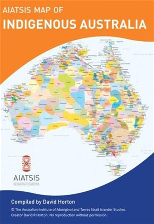 Aboriginal Australia Wall Folded Map - David Horton