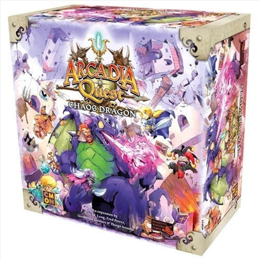 Boardgame: Arcadia Quest Chaos Dragon Expansion Pack