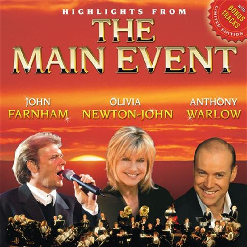 John Farnham & Olivia Newton-John - Highlights From The Main Event - Gold Series CD