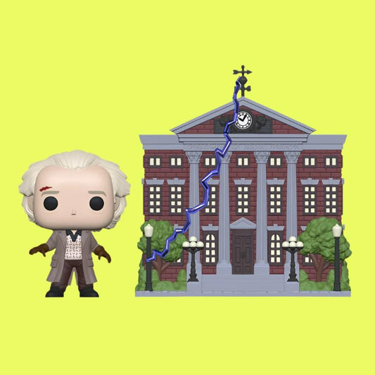 Pop Vinyl: Back to the Future - Doc w/Clock Tower Pop! Town