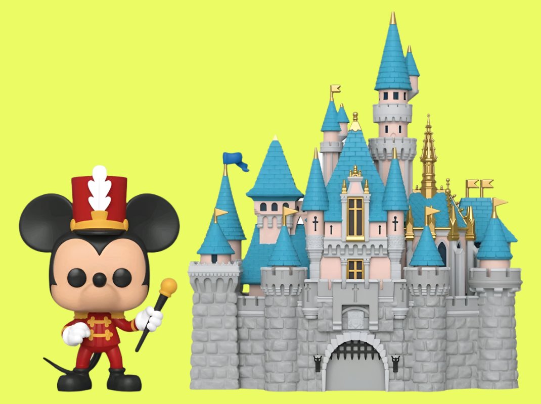 Pop Vinyl: Disneyland 65th Anniversary - Mickey with Castle Pop! Town