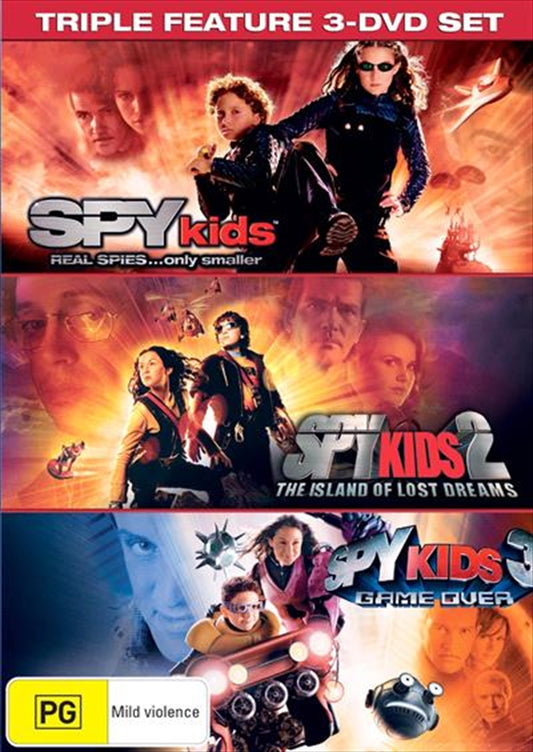 Spy Kids / Spy Kids 2 - Island Of Lost Dreams / Spy Kids 3D - Game Over | 3 Movie Franchise Pack DVD