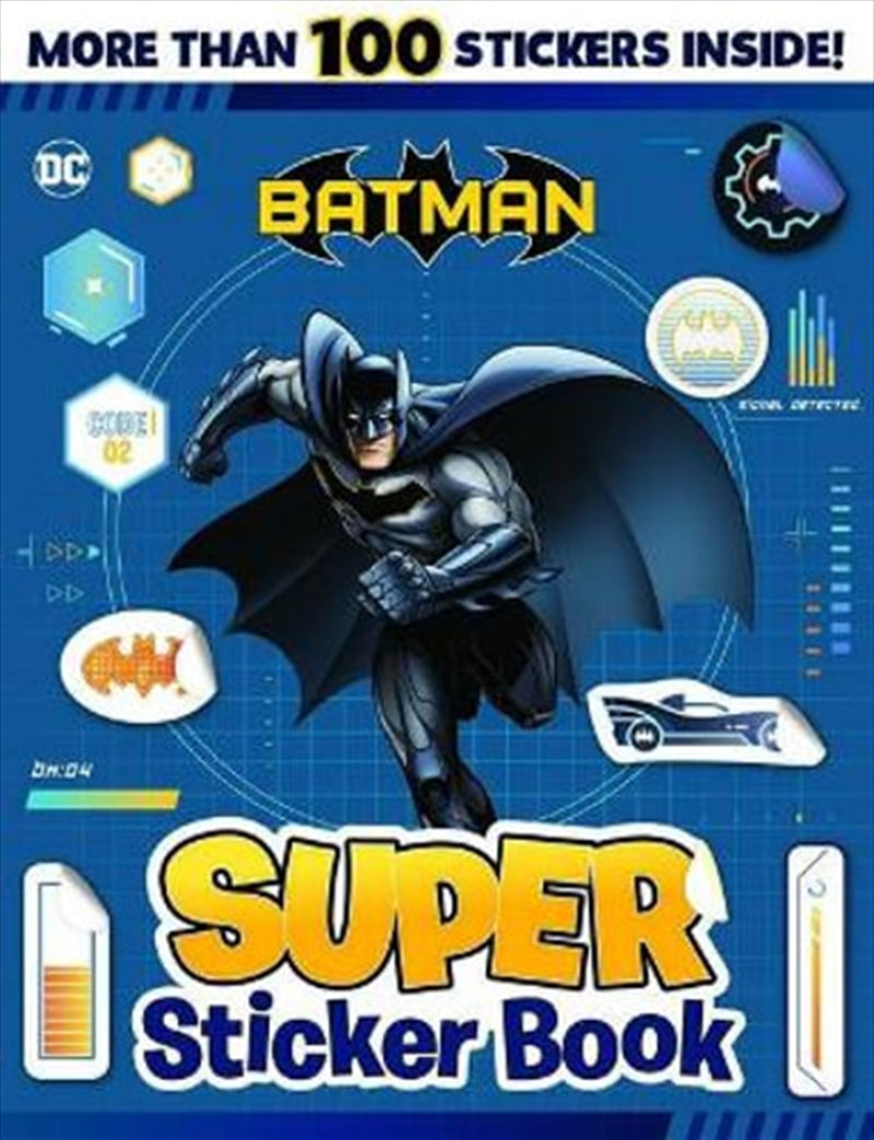 Batman: Super Sticker Book - Sticker Book: Batman – Music2u.com.au