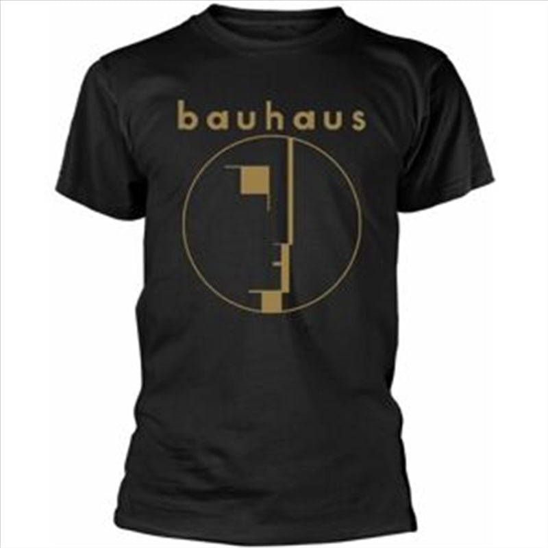 Bauhaus Spirit Logo Gold Size L Tshirt