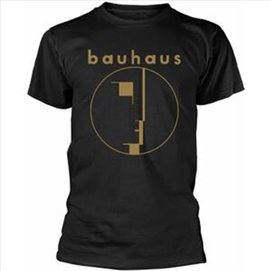 Bauhaus Spirit Logo Gold Size L Tshirt
