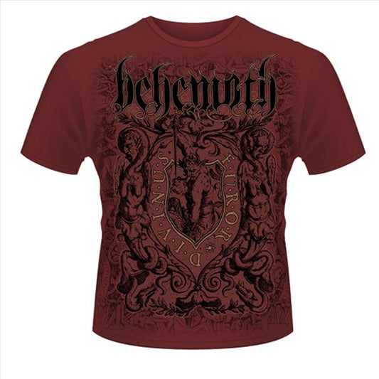 Behemoth Furor Divinus Maroon Unisex Size Medium Tshirt