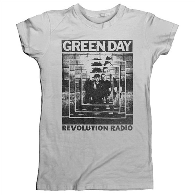 Green Day - Power Shot (T-Shirt, Girlie  Womens: 14)