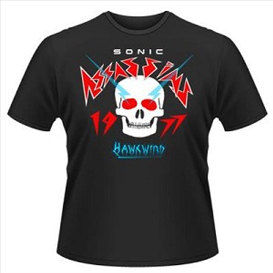 Hawkwind Sonic Assassins Unisex Size Small Tshirt